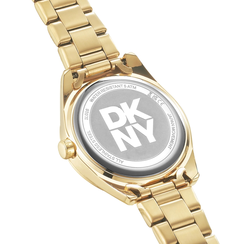 DKNY Automatikuhr Quarzuhr Chambers Midi gold(Image 4)