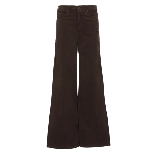 Mother Jeans The Ditcher Roller Jeans Brown