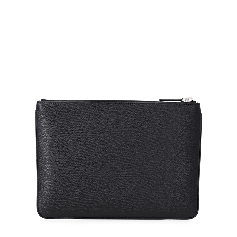 Valentino Garavani Pochette Tasche aus Leder schwarz(Image 2)