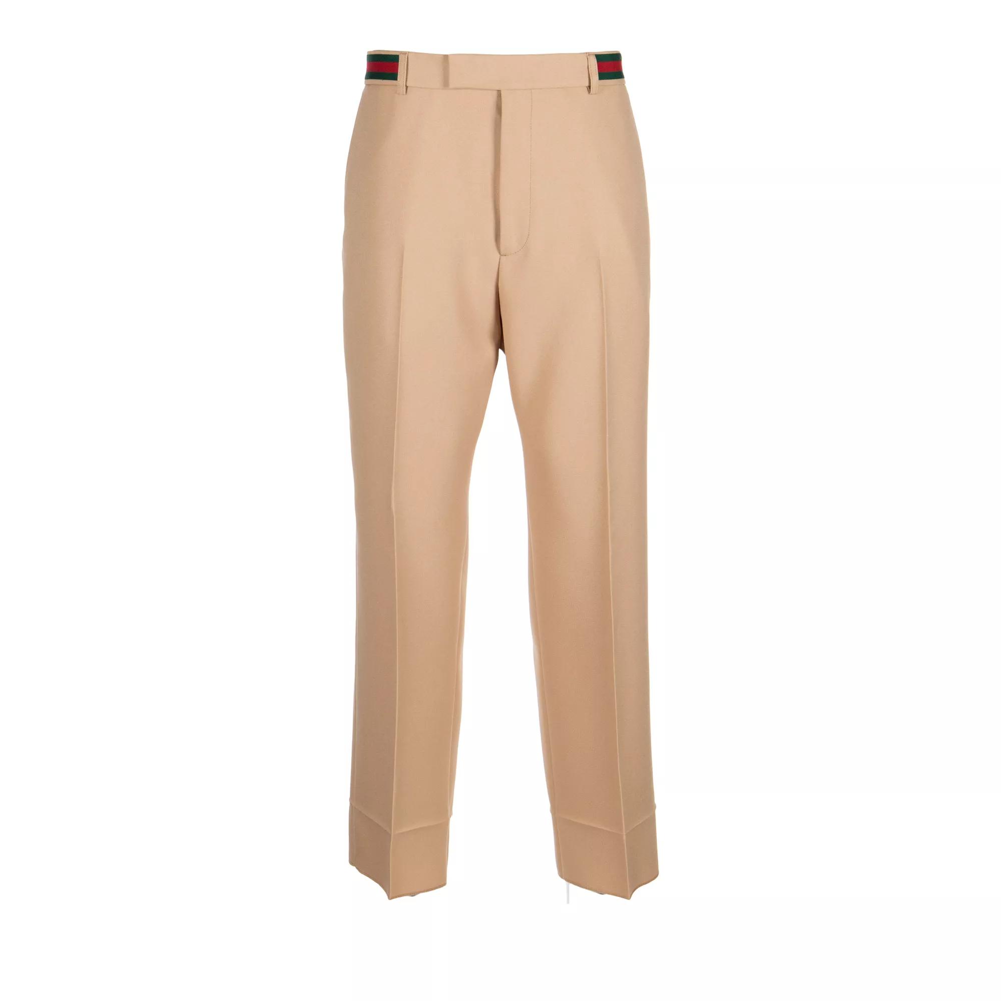 Gucci - Cropped Pleated Waistband - Größe 54 - beige