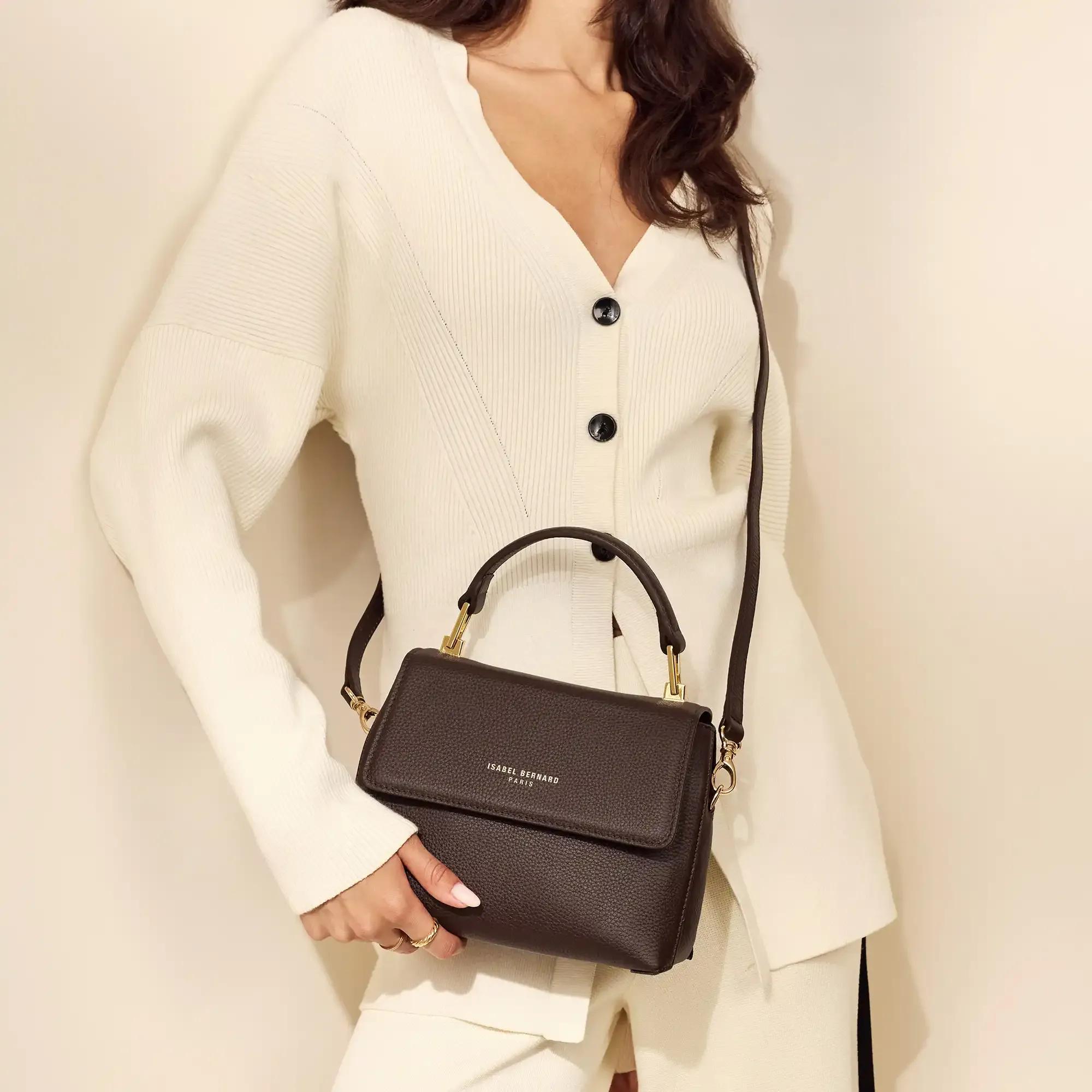 Isabel Bernard Crossbody bags Femme Forte Heline Handtasche in bruin