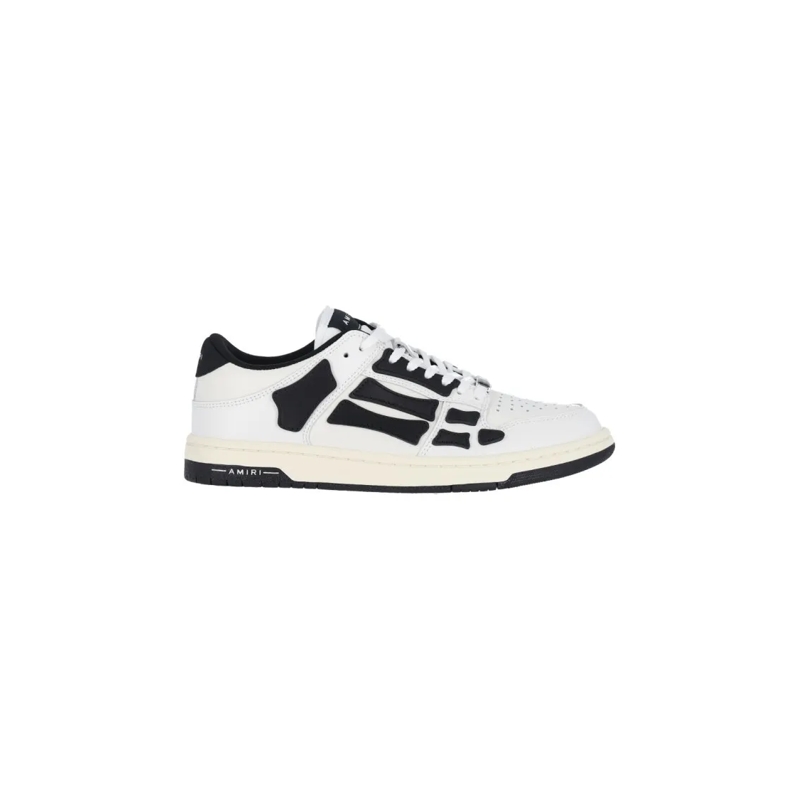Amiri Low-Top-Sneaker White Sneakers With Contrasting Overlays White