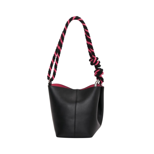 J.W.Anderson Bucket Bag The Jwa Corner Small Bucket Bag Black