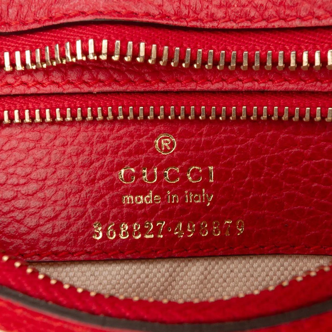 Thumbnail - Gucci Hobo Bags - Mini Leather Swing Satchel - Gr. unisize - in Rot - für Damen