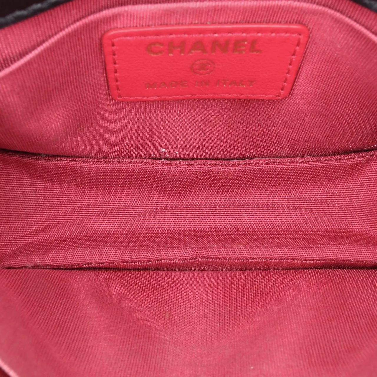 Thumbnail - Chanel Hobo Bags - 2020 Mini Lambskin Button On Top Flap - Gr. unisize - in Schwarz - für Damen