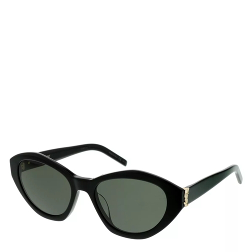 Saint Laurent SL M60-006 54 Sunglasses Black-Black-Grey Solglasögon