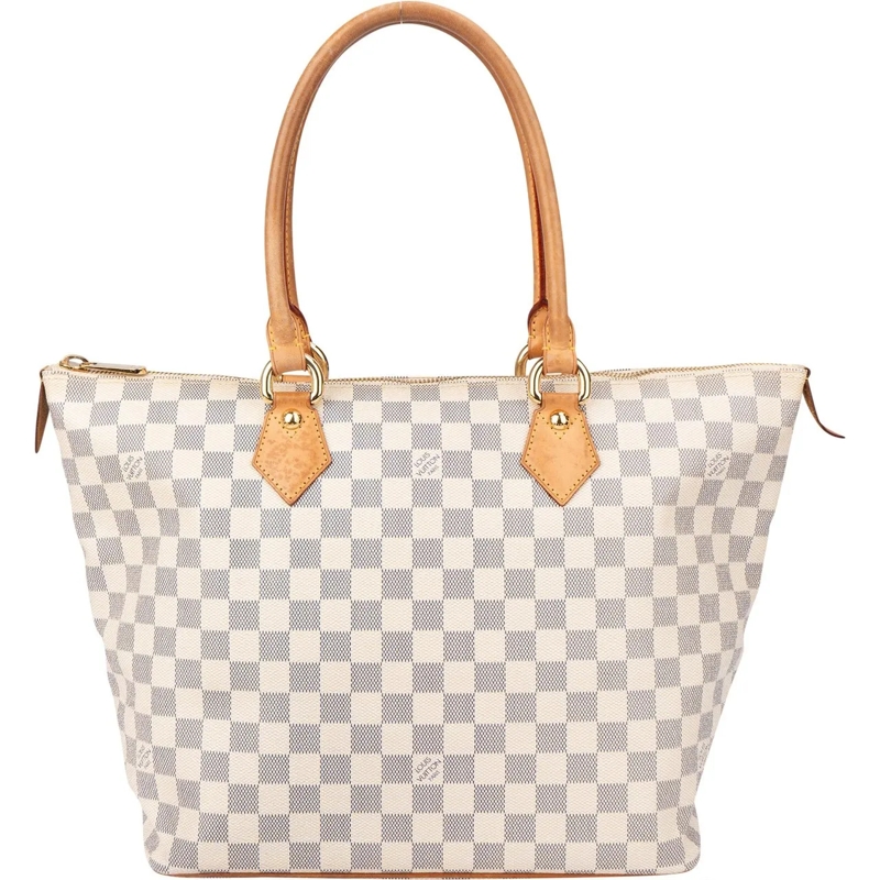 Louis Vuitton Tote Louis Vuitton Damier Azur Monogram Saleya GM Handb weiß