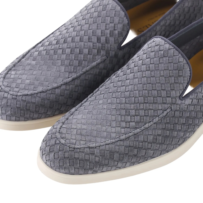Doucal's Loafer Loafer aus Veloursleder blau(Image 2)