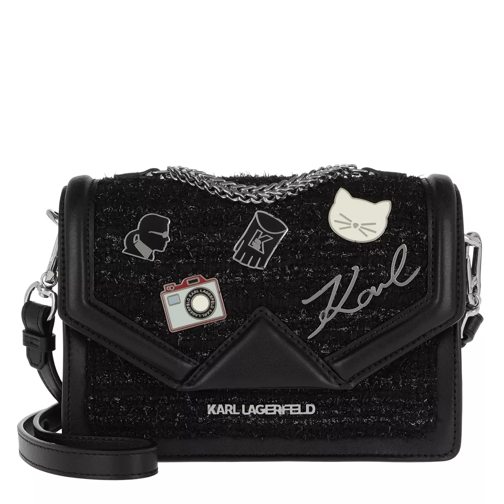 Karl Lagerfeld K/Klassik Pins Med Shoulderbag Black Crossbody Bag
