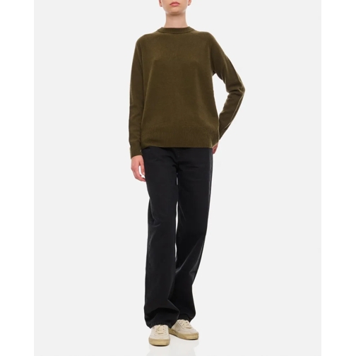 Christopher Esber Pull Monument Open Twist Cashmere Sweater Green