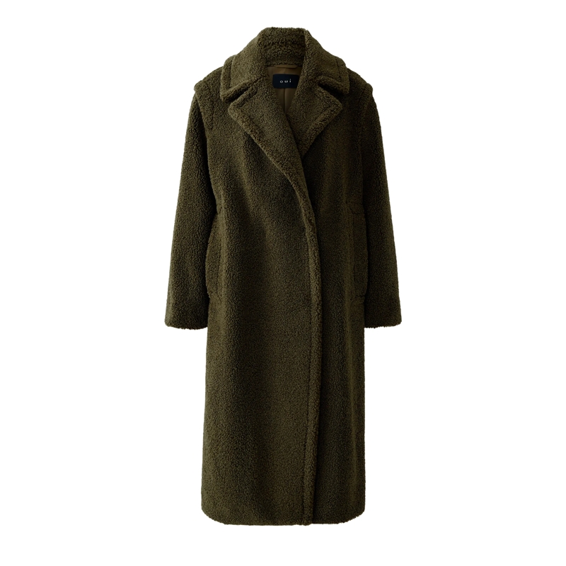 Oui Wintermantel Wintermantel khaki