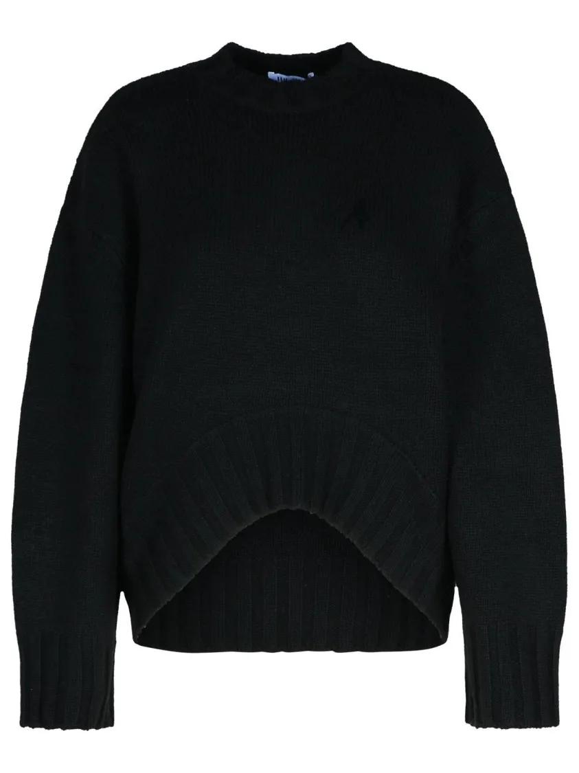 The Attico - Black Wool Blend Sweater - Größe 38 - schwarz