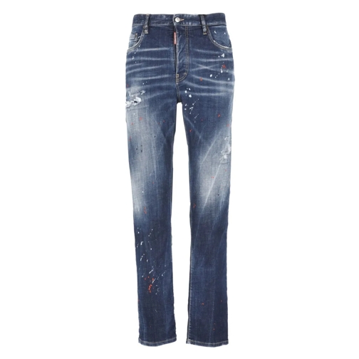 Dsquared2 Jeans Blue Cotton Jeans Blue