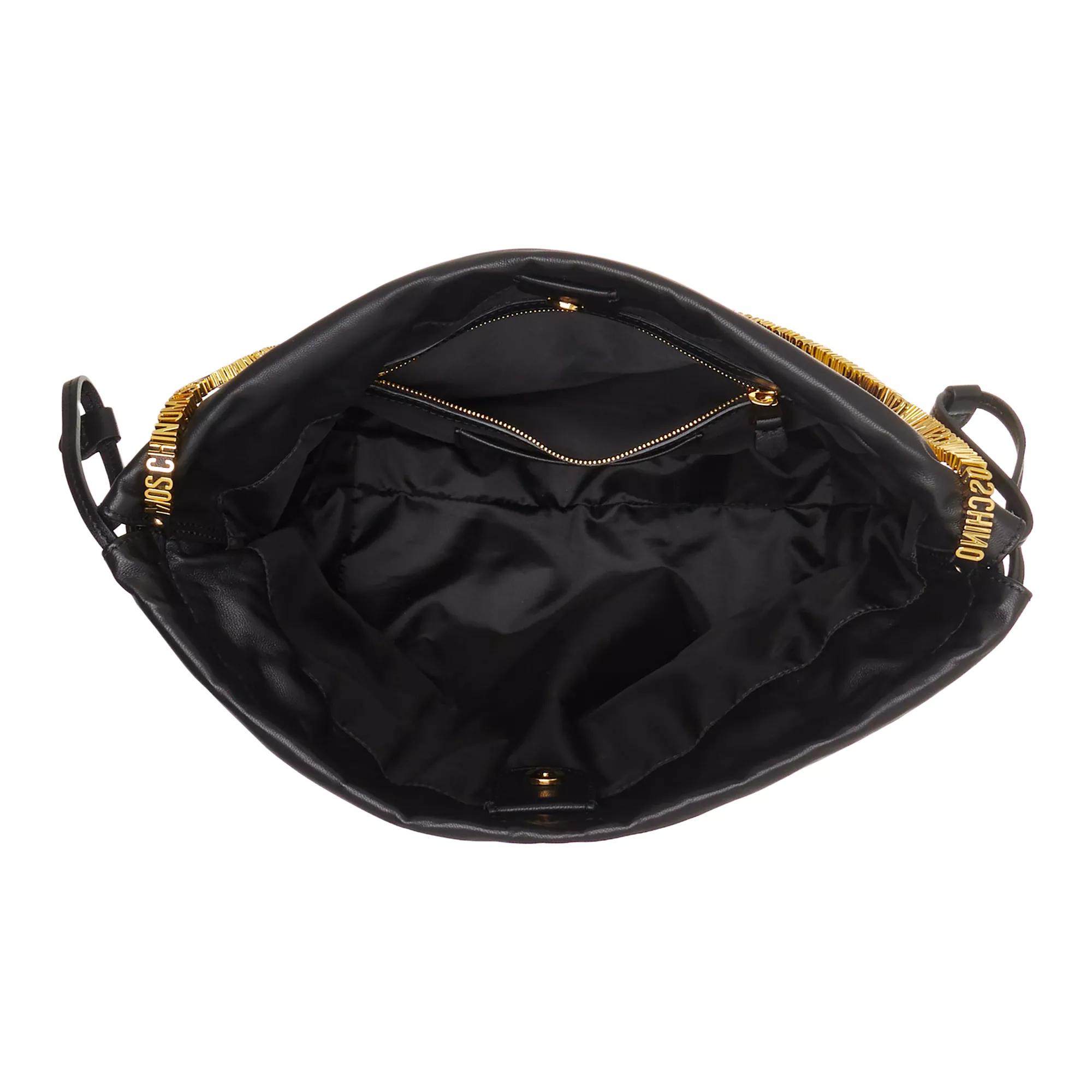 Moschino Shoppers Shoulder Bag in goud