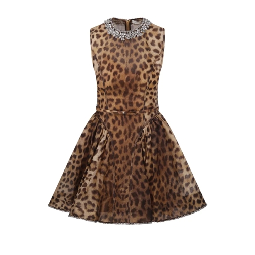 Zimmermann Mini-Kleider Crush Panelled Mini Dress Brown