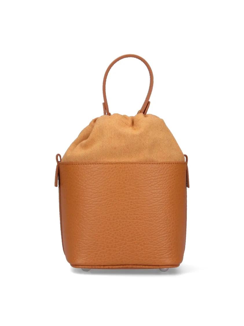 Maison Margiela Shoppers & Totes Small '5Ac' Bucket Bag – Brown in bruin