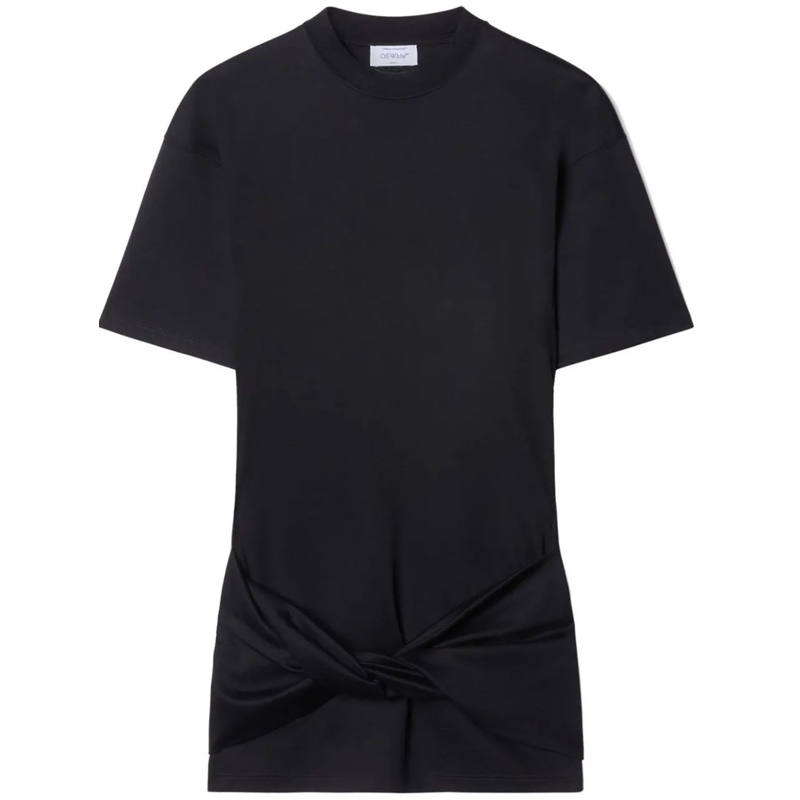 Off-White Jupe midi Dress Black schwarz