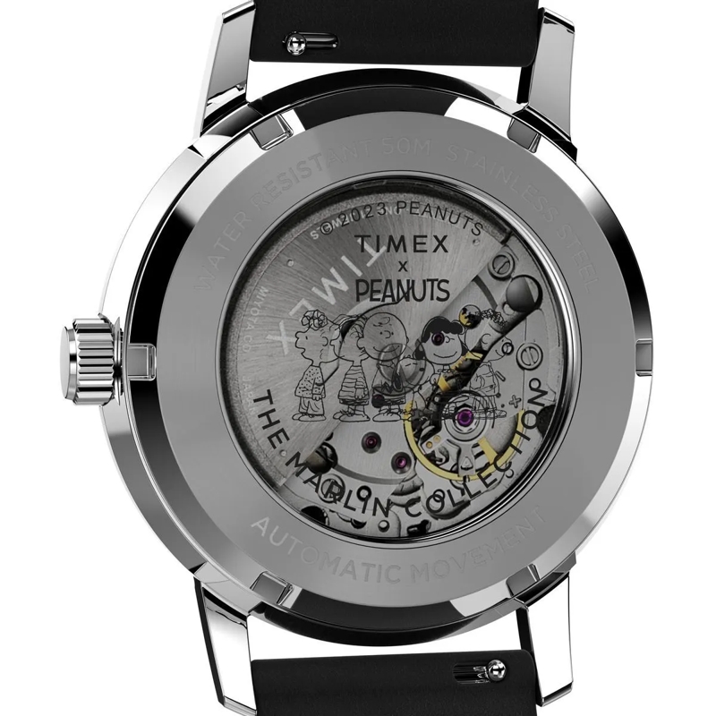 Timex Automatikuhr Automatische Uhr Timex Marlin® Automatic X Peanuts silber(Image 5)