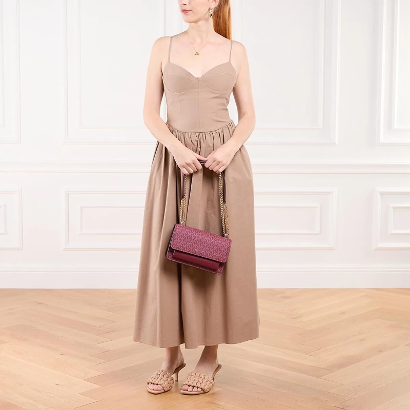 MICHAEL Michael Kors Crossbody Bag Claire Lg Shoulder Mulberry(Image 2)