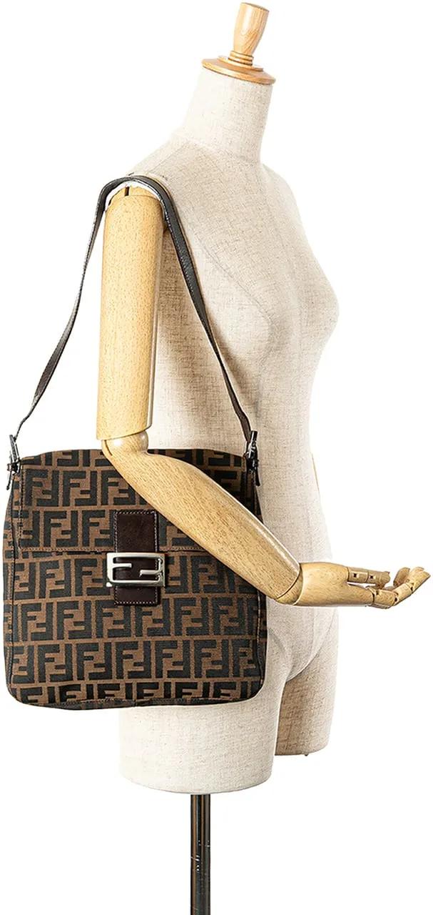 Thumbnail - Fendi Hobo Bags - Zucca Canvas Shoulder Bag - Gr. unisize - in Braun - für Damen