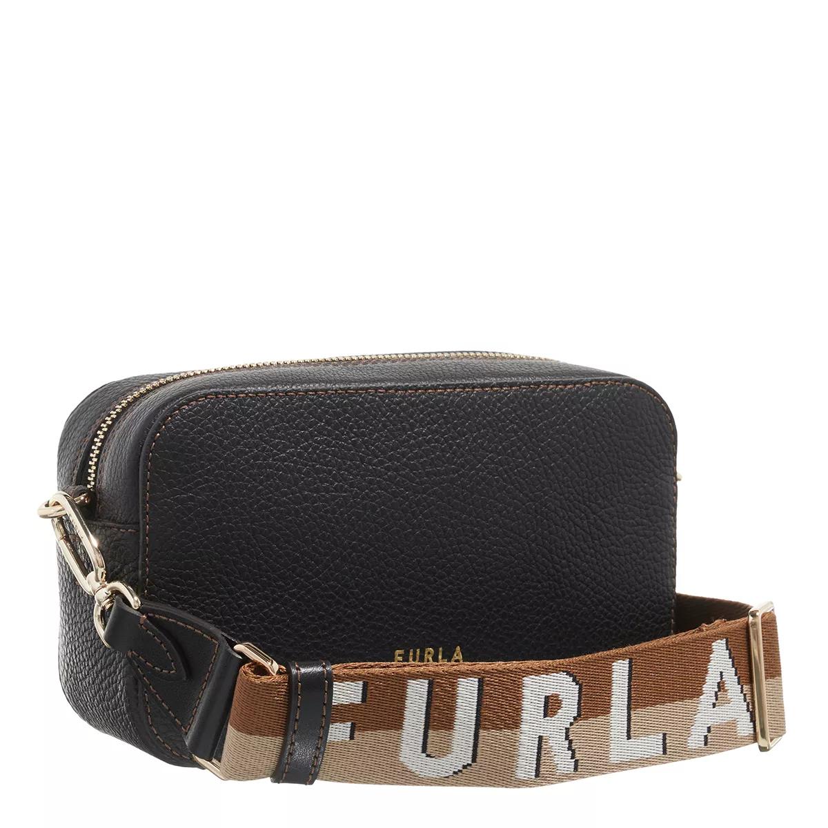 Furla - Sacs En Bandoulière, Primula Mini C.body Webbing Strap En Noir pour Femme - Fashionette
