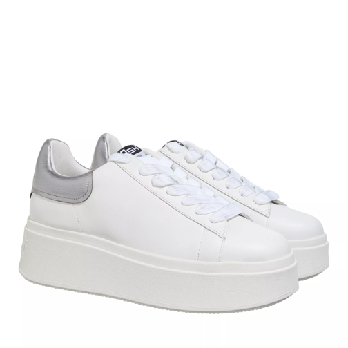 Ash Moby01 White/Silver Low-Top Sneaker