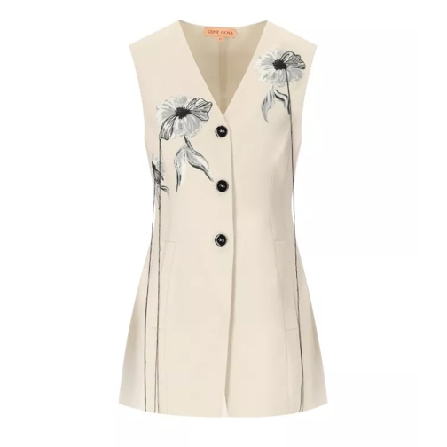 Stine Goya Fillo Beige Single-Breasted Vest Neutrals 