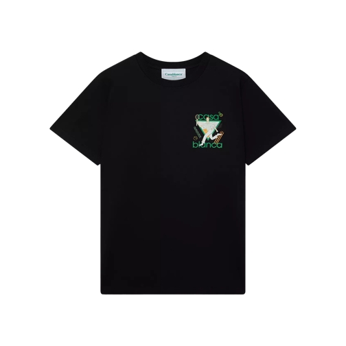 Casablanca T-Shirt mit grafischem Print black black 