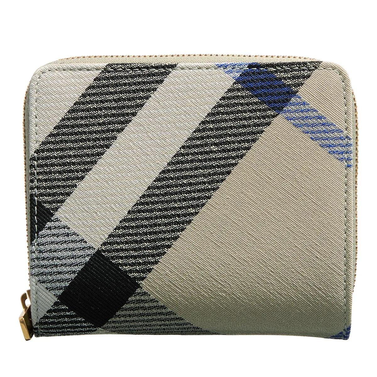 Burberry Portemonnaies - Checkered Wallet - Gr. unisize - in Grün - für Damen