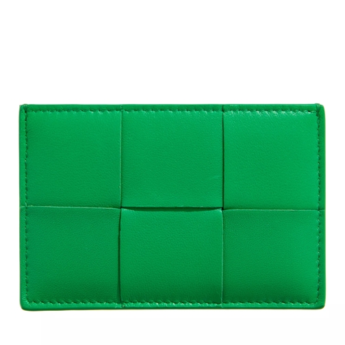 Bottega Veneta Card Holder Leather Green Kaartenhouder