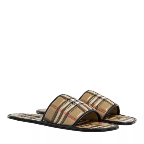 Burberry Leather Slides  Archive Beige Slipper