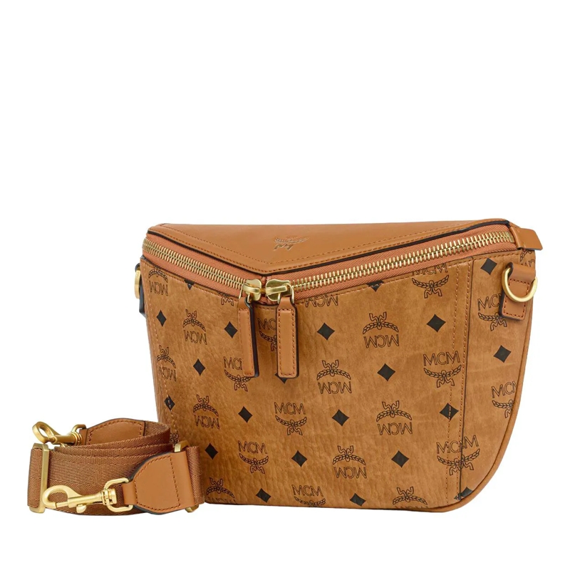 MCM Crossbody Bag Diamond Vi Lthr Mix Crossbody Sml Co Cognac(Image 3)