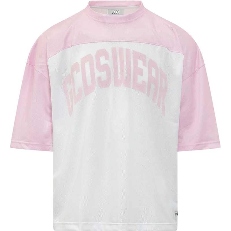 Gcds T-Shirt T-Shirt Sunset con Stampa Frontale weiß