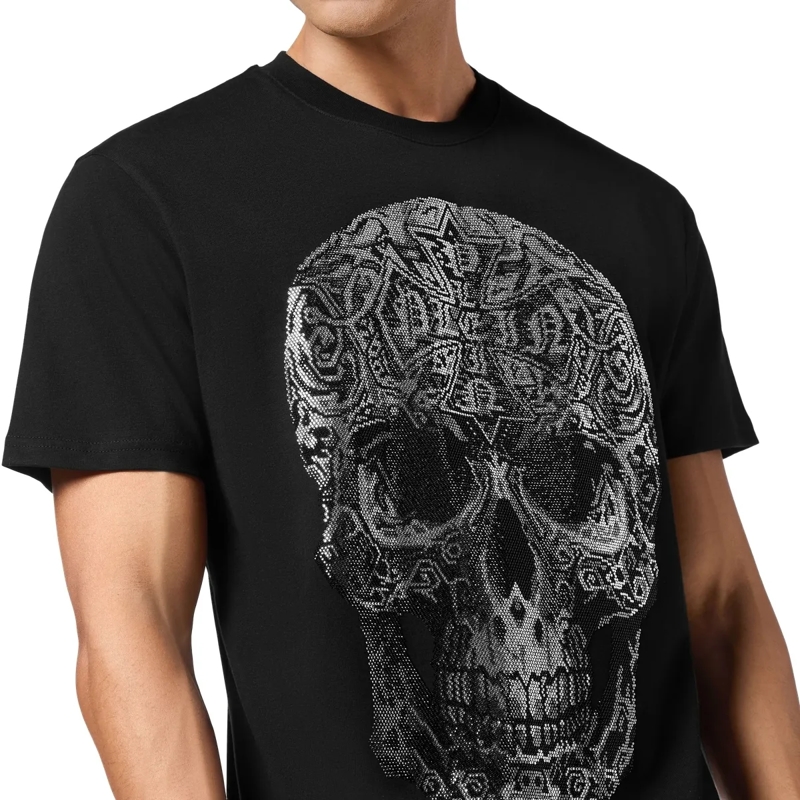 Philipp Plein T-Shirt T-Shirt Rundhalsausschnitt Ss Skull schwarz(Image 5)