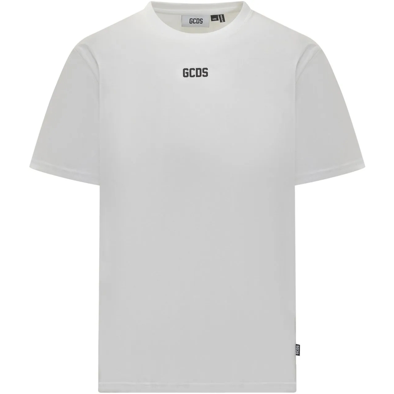 Gcds T-shirt GCDS T-Shirt in Cotone con Logo weiß