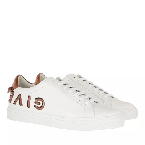 Givenchy Reverse Lace-Up Sneakers White Red Low-Top Sneaker
