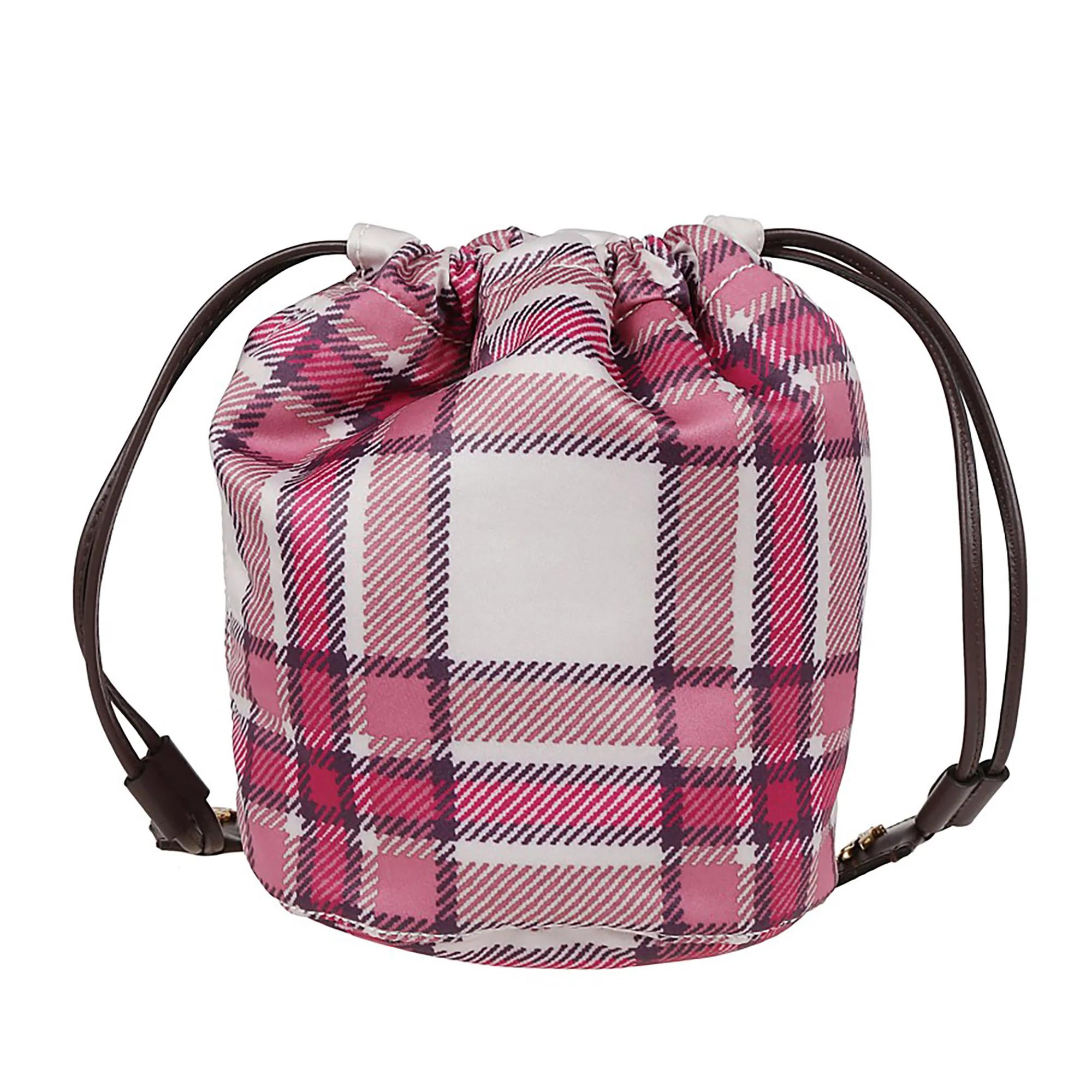 ETRO Crossbody bags Leather Check Motif Pouch in roze