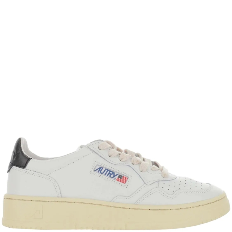 Autry International Lage-top sneaker Medalist Low Sneakers With Perforated Toe Yellow