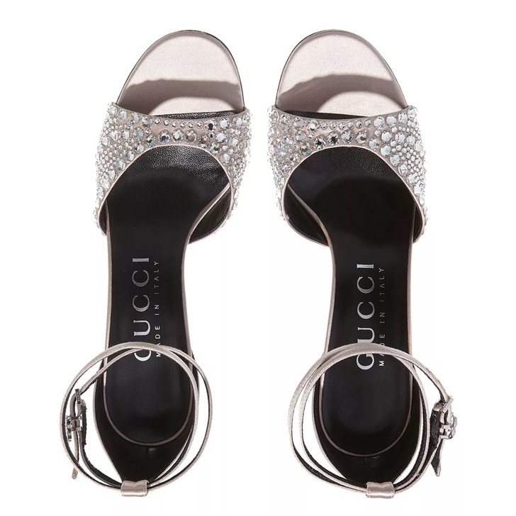 Gucci cheap silver sandals