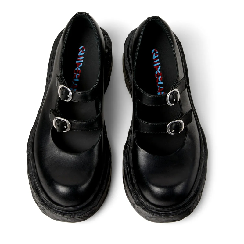 Camperlab Schnürschuhe Mokassins Vamonos schwarz(Image 4)