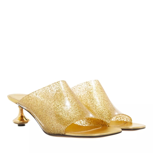 Loewe Toy Slide In Transparent Material Gold Sandali mule
