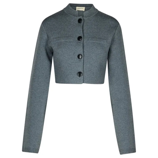 Khaite Ello' Grey Wool Blend Jacket Grey 