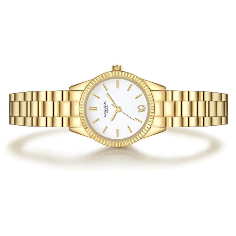 Glanzstücke München Automatikuhr Damen Armbanduhr Edelstahl gold(Image 3)