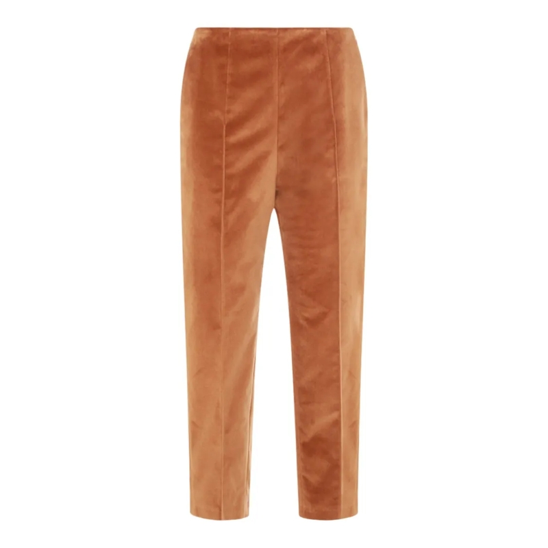 Marni  Straight-Leg Tailored Trousers With Subtle Seam De Brown