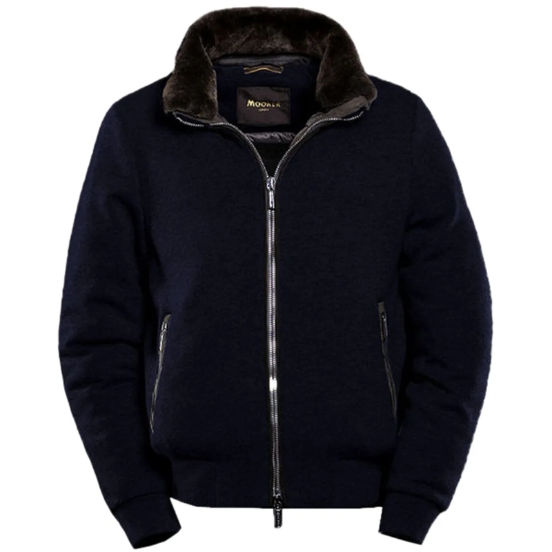 Moorer Doudoune Coats Blue blau