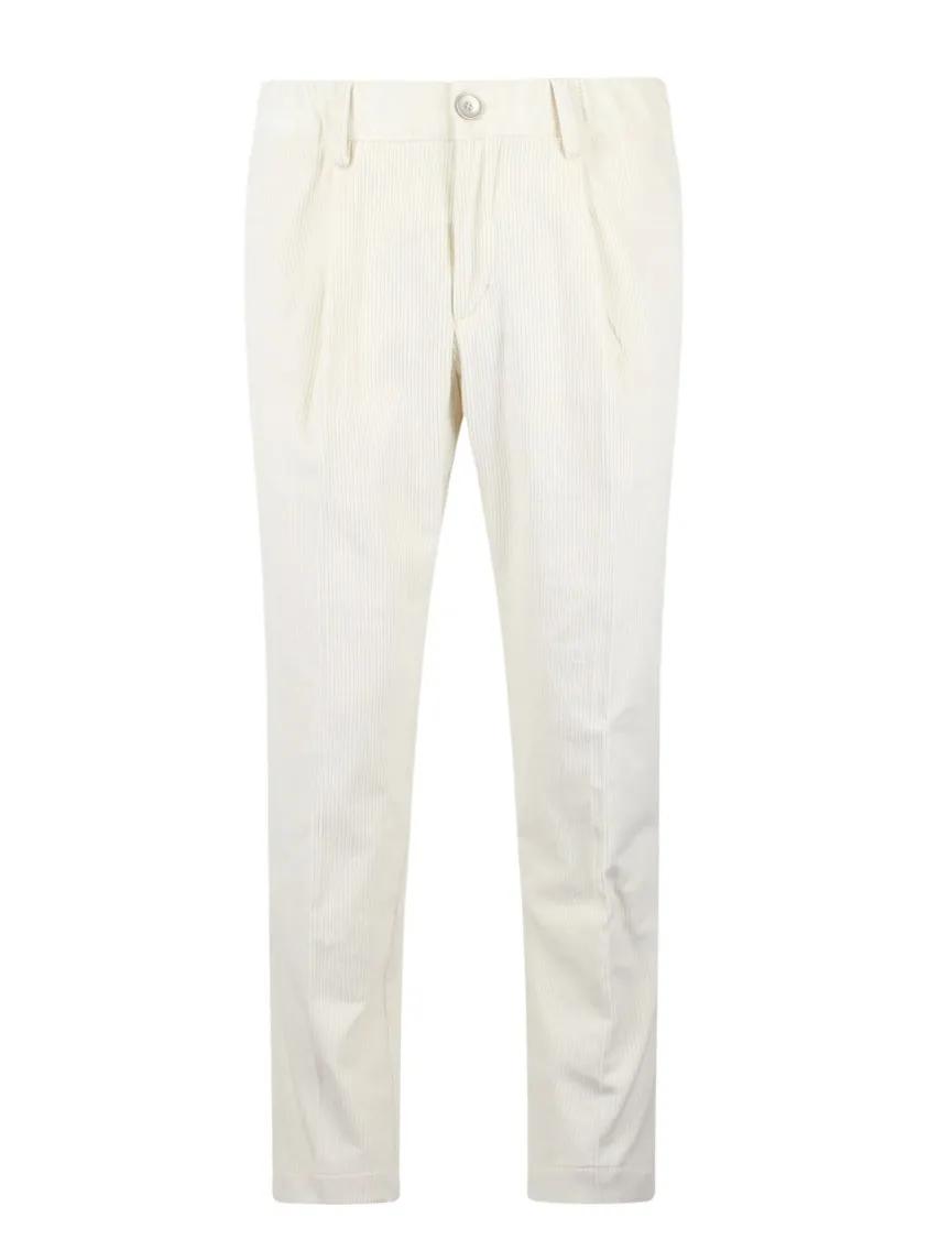 Herno - Corduroy Chino Trousers - Größe S - weiß