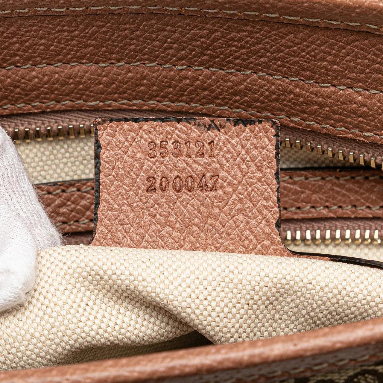 Thumbnail - Gucci Hobo Bags - Small GG Canvas Bree Satchel - Gr. unisize - in Braun - für Damen