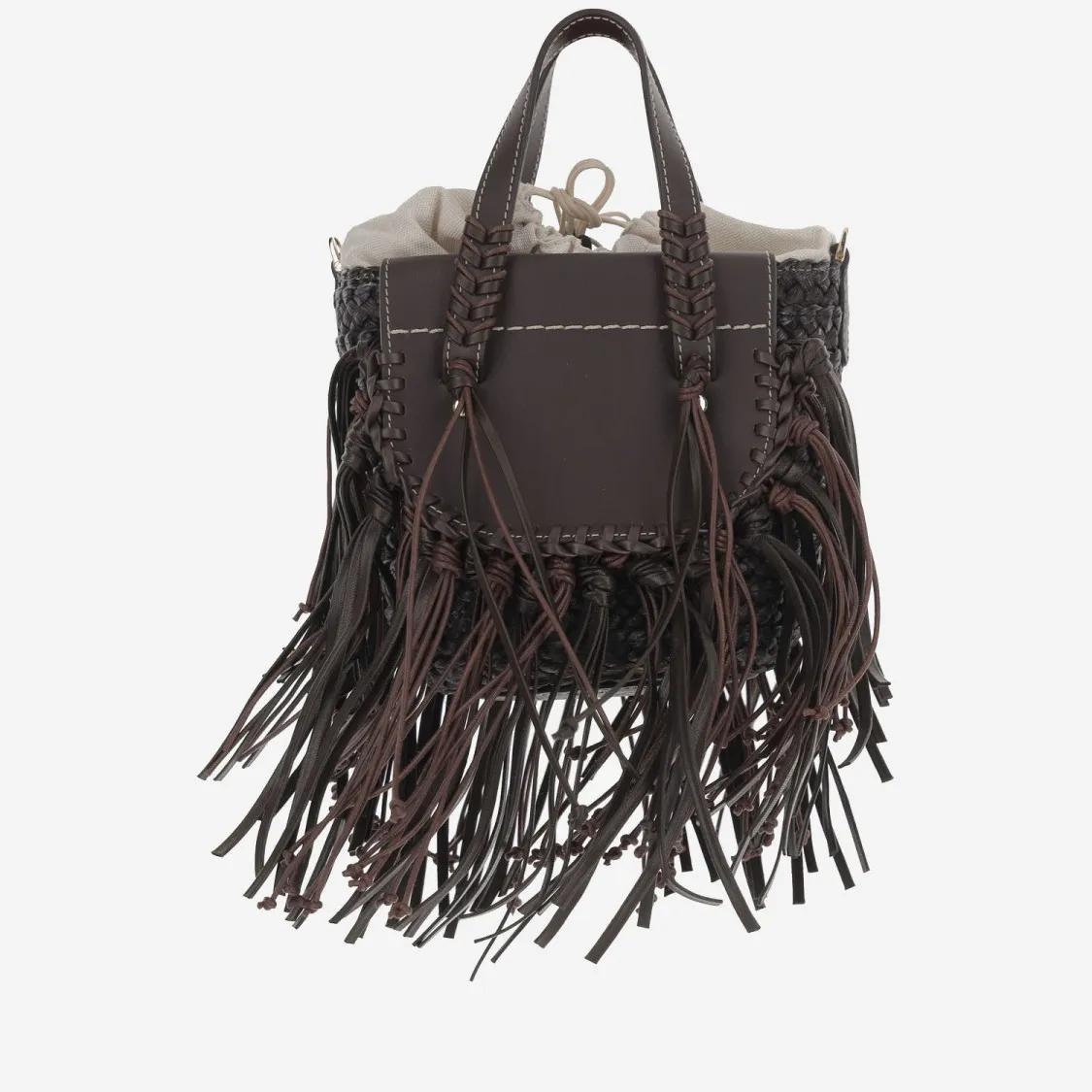 Cuba Lab Crossbody bags Habanera Cuoieria Bag Ebony in bruin