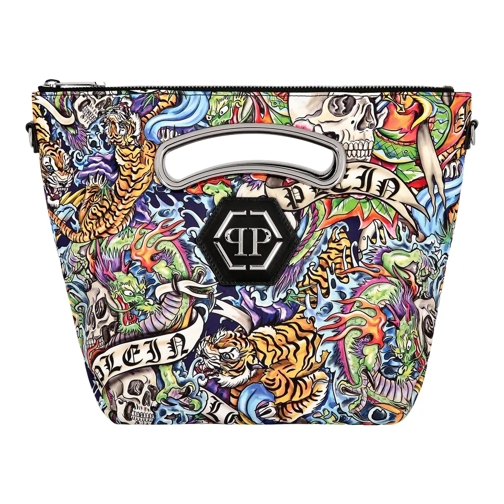 Philipp Plein Crossbody Bag Henkeltasche Tattoo bunt