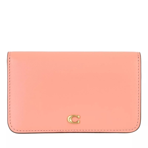 Coach Colorblock Slim Card Case Candy Pink Bi-Fold Portemonnaie